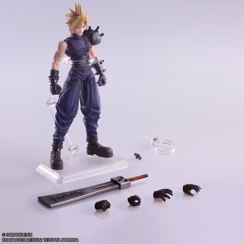 Final Fantasy VII Bring Arts: Cloud Strife Hardedge Ver. Action Figure Toys & Hobbies Square Enix