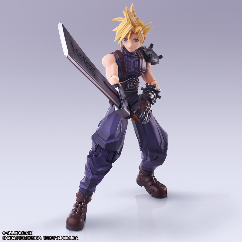 Final Fantasy VII Bring Arts: Cloud Strife Hardedge Ver. Action Figure Toys & Hobbies Square Enix