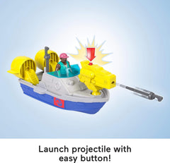 Imaginext Jurassic World Rebirth: Aqua Chomp Chase Mosasaurus Dinosaur Toy Playset Toys & Games Fisher Price