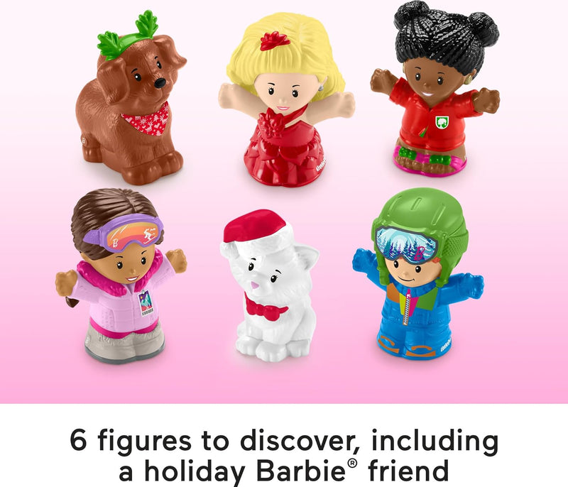 Fisher Price: Little People Barbie Advent Calendar 24 Christmas Figures & Pieces Toys & Games Fisher Price