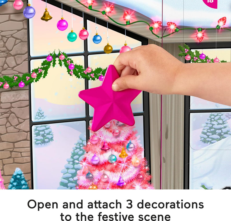 Fisher Price: Little People Barbie Advent Calendar 24 Christmas Figures & Pieces Toys & Games Fisher Price