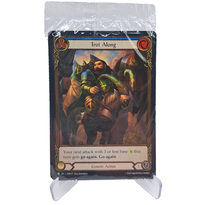 Flesh and Blood TCG: Trot Along Promo Pack - SDCC 2025 Exclusive Card Game Legend Story Studios