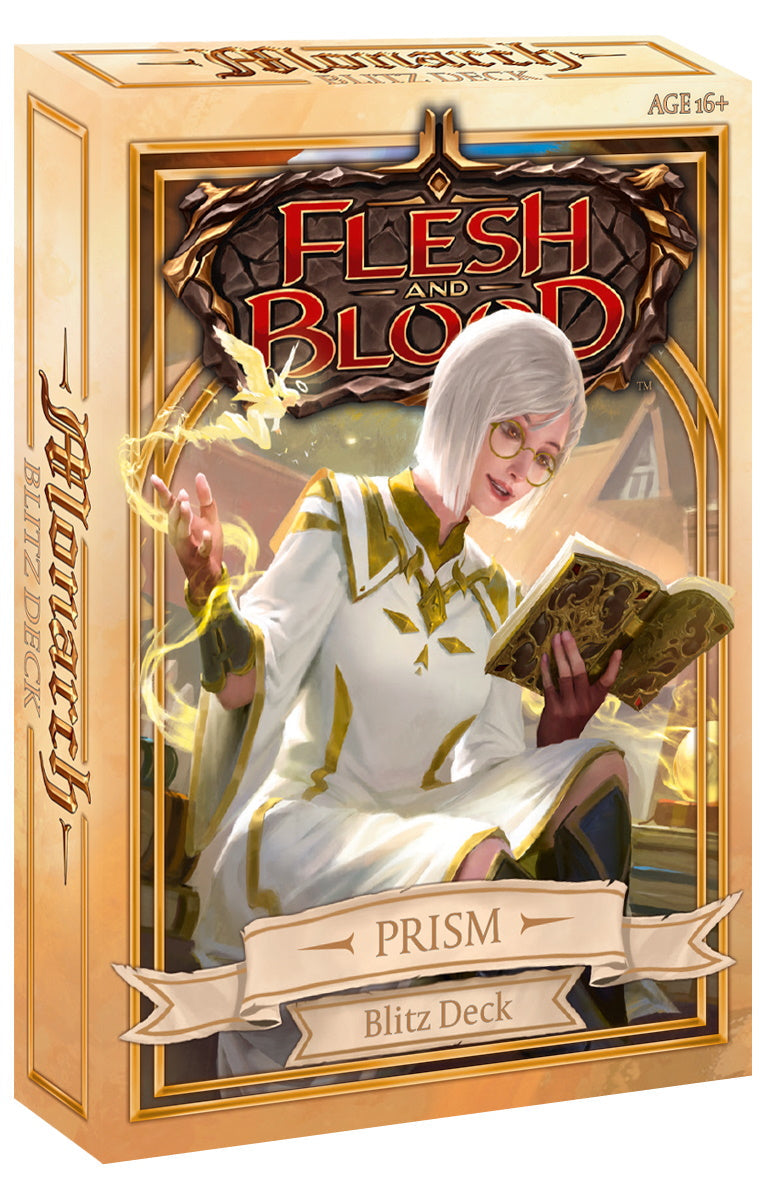 Flesh and Blood TCG: Monarch Blitz Deck Display Box - 8 Decks Card Game Legend Story Studios