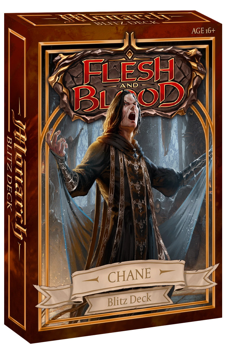 Flesh and Blood TCG: Monarch Blitz Deck Display Box - 8 Decks Card Game Legend Story Studios
