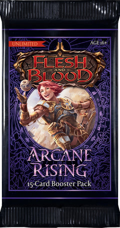Flesh and Blood TCG: Arcane Rising Unlimited Booster Box - 24 Packs Card Game Legend Story Studios