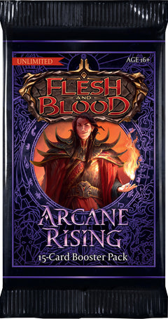 Flesh and Blood TCG: Arcane Rising Unlimited Booster Box - 24 Packs Card Game Legend Story Studios