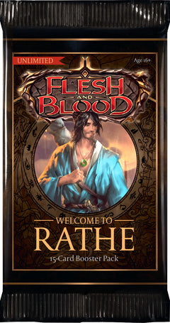 Flesh & Blood TCG: Welcome to Rathe Unlimited Edition Booster Box - 24 Packs Card Game Legend Story Studios