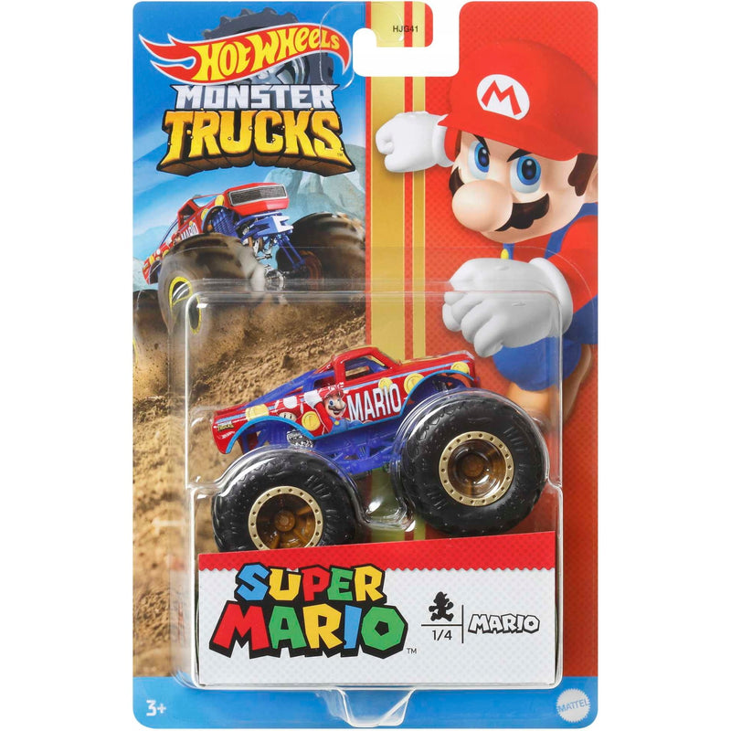 Hot Wheels Monster Trucks 1:64 Super Mario Themed Vehicle - Mario Toys & Games Mattel