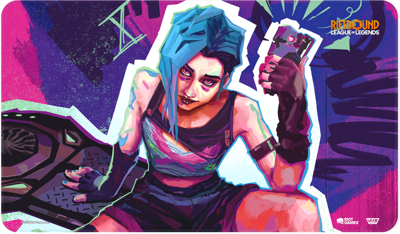 Riftbound League of Legends TCG: Origins Playmat Jinx Card Game Accessories UVS Games