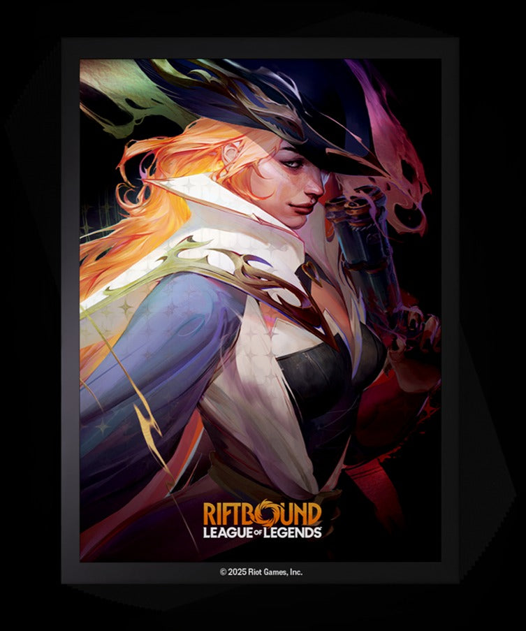 Riftbound League of Legends TCG: Origins Art Sleeves Miss Fortune - 100 Count Card Game Accessories UVS Games