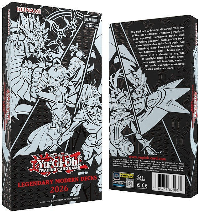 Yu-Gi-Oh! TCG: Legendary Modern Decks 2026 1st Edition Card Game Konami