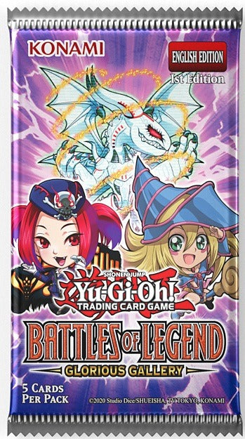 Yu-Gi-Oh! TCG: Battles of Legends Glorious Gallery 1st Edition Booster Box - 24 Pack Card Game Konami