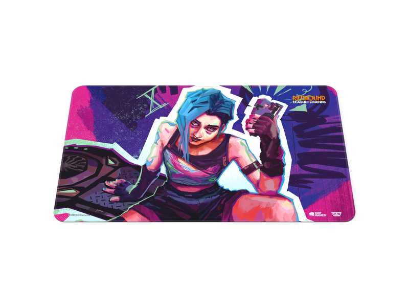 Riftbound League of Legends TCG: Origins Playmat Jinx Card Game Accessories UVS Games