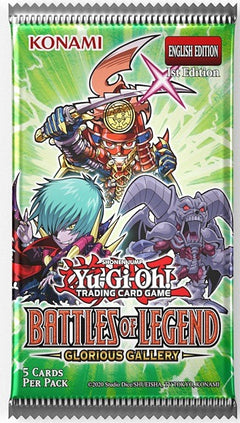 Yu-Gi-Oh! TCG: Battles of Legends Glorious Gallery 1st Edition Booster Box - 24 Pack Card Game Konami