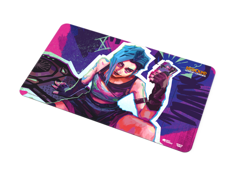 Riftbound League of Legends TCG: Origins Playmat Jinx Card Game Accessories UVS Games