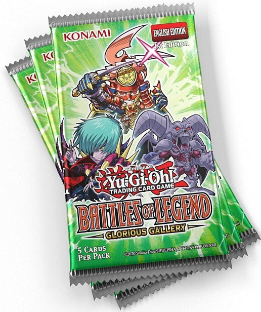 Yu-Gi-Oh! TCG: Battles of Legends Glorious Gallery 1st Edition Booster Box - 24 Pack Card Game Konami