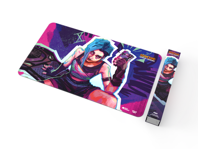 Riftbound League of Legends TCG: Origins Playmat Jinx Card Game Accessories UVS Games