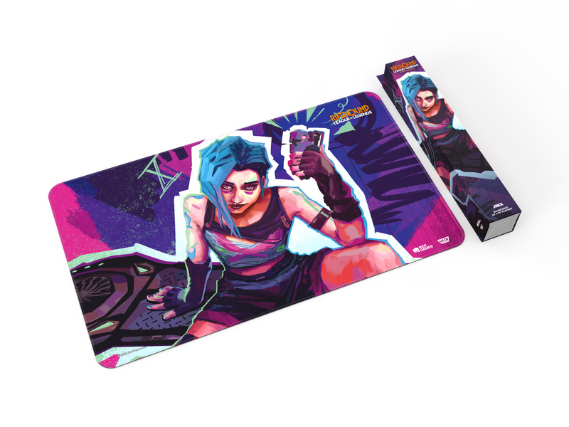 Riftbound League of Legends TCG: Origins Playmat Jinx Card Game Accessories UVS Games