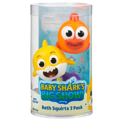 Pinkfong Baby Sharks - Big Show!: Bath Squirt 3 - Pack Toys & Games WowWee