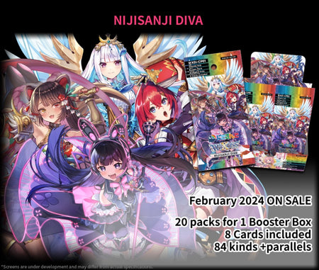 WIXOSS Nijisanji DIVA Booster Box - 20 Packs - WXDi - CP01 Card Game Takara Tomy
