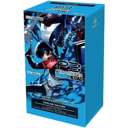 Weiss Schwarz TCG: Persona 3 Reload Premium Booster Box Reprint - 6 Packs Card Game Bushiroad