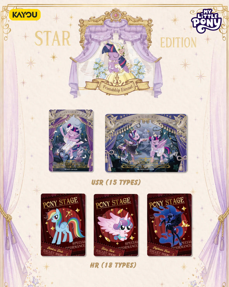 Kayou TCG: My Little Pony - Friendship Eternal Star Edition Series 1 Mini Box Display - 16 Mini Boxes
