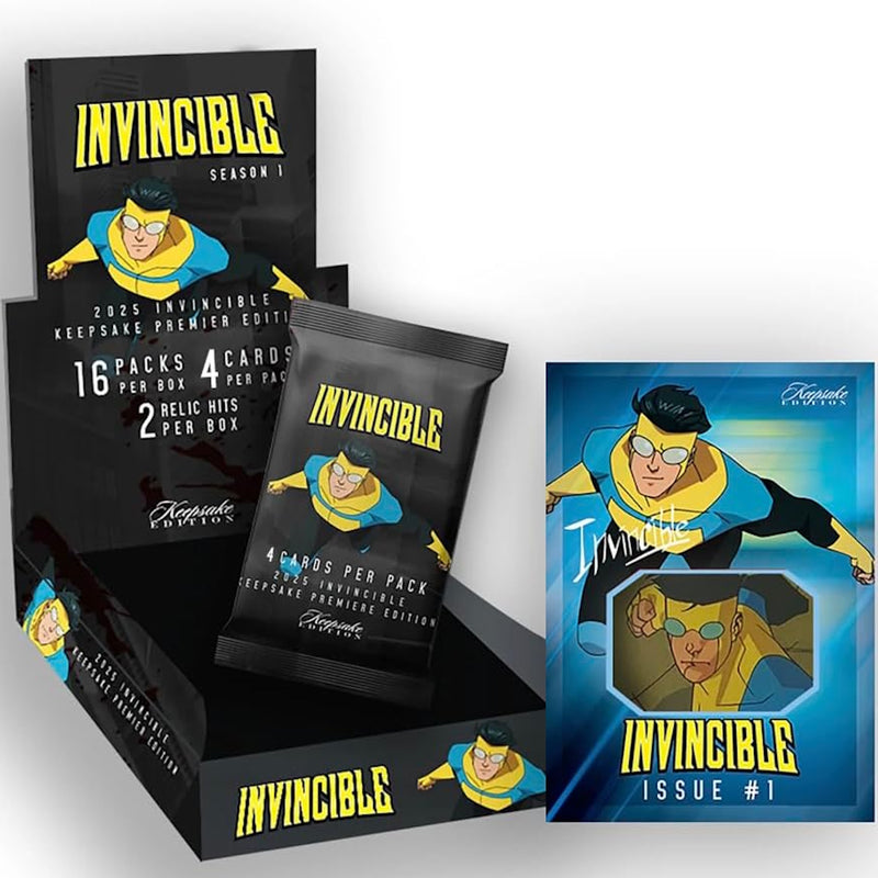 Keepsake Invincible Season 1 TCG: Premiere Edition Hobby Booster Box - 16 Packs Card Game KEEPSake