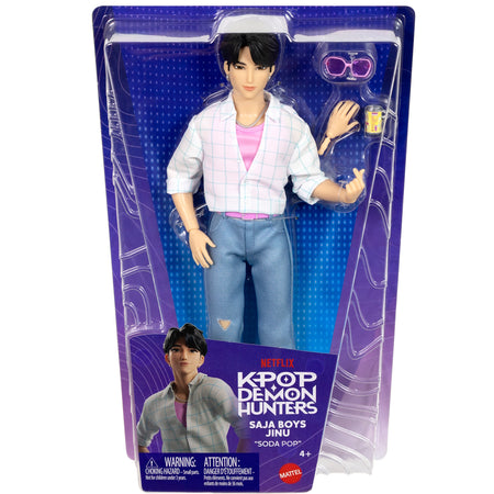 KPop Demon Hunters Fashion Core Doll: Saja Boys Jinu "Sodapop" Toys & Games Mattel