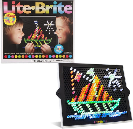 Lite Brite Ultimate Classic Retro Magic Screen Toy 214 Pieces Toys & Games Lite Brite