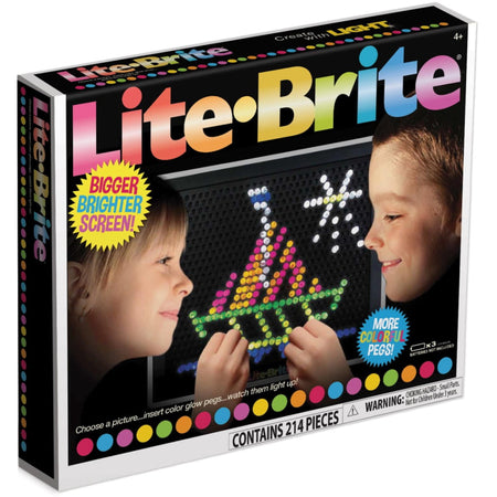 Lite Brite Ultimate Classic Retro Magic Screen Toy 214 Pieces Toys & Games Lite Brite