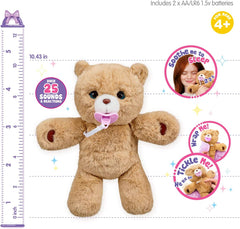 Little Live Pets Cozy Dozy: Cubbles the Bear - 4" Interactive Teddy Bear Toys & Games Moose Toys