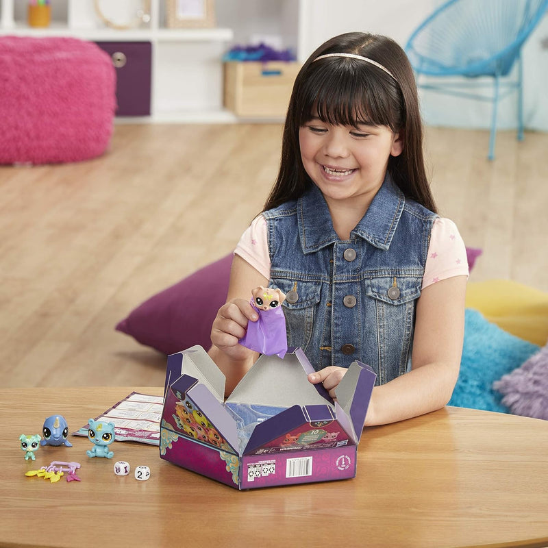 Littlest Pet Shop: Lucky Pets - Fortune Crew 10 Surprises Pet Toy - Mystery Box Toys & Games Hasbro