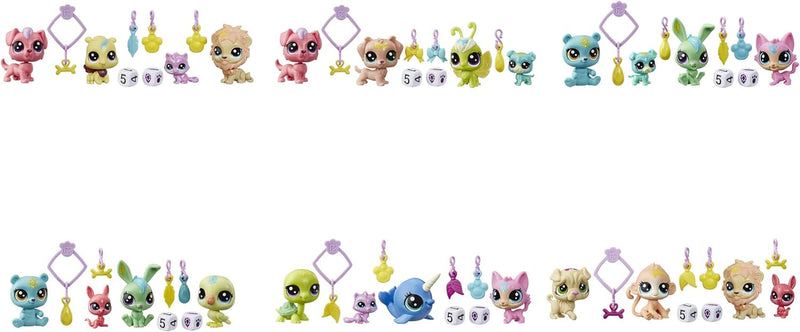 Littlest Pet Shop: Lucky Pets - Fortune Crew 10 Surprises Pet Toy - Mystery Box Toys & Games Hasbro