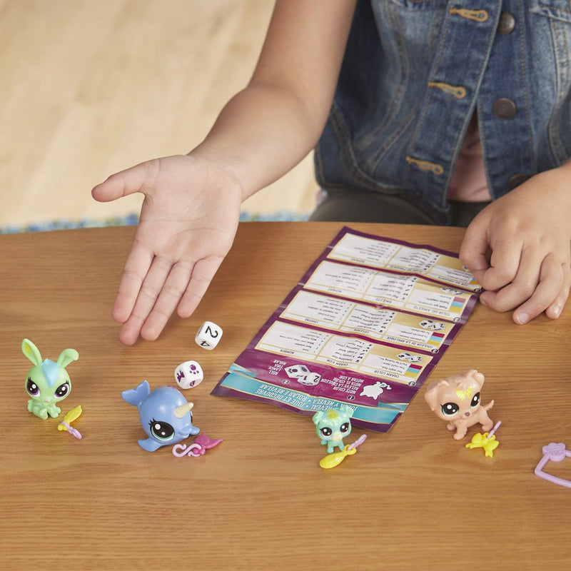 Littlest Pet Shop: Lucky Pets - Fortune Crew 10 Surprises Pet Toy - Mystery Box Toys & Games Hasbro