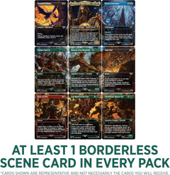 Magic: The Gathering The Lord of The Rings: Tales of Middle-Earth Collector Booster Box - 12 Packs + 1 Box Topper Card Card Game Wizards of the Coast
