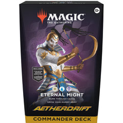 Magic: The Gathering MTG TCG: Aetherdrift Commander Deck - Eternal Might Card Game Wizards of the Coast