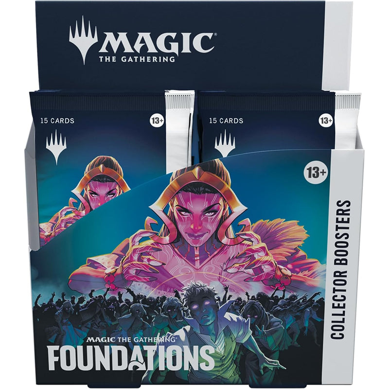 Magic: The Gathering MTG TCG: Foundations Collector Booster Box - 12 Packs Card Game Wizards of the Coast