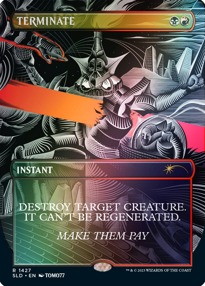 Magic The Gathering TCG - Secret Lair - Absolute Annihilation Foil Edition Card Game Wizards of the Coast