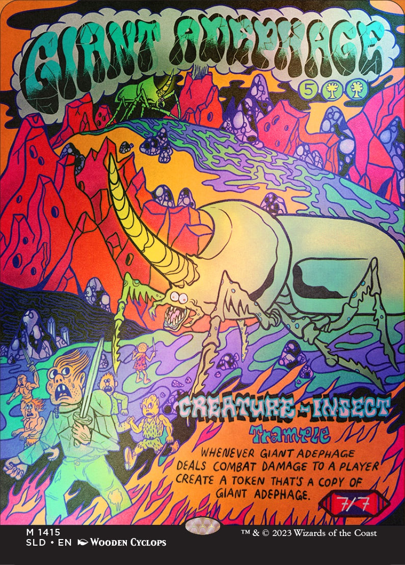 Magic The Gathering TCG - Secret Lair - Buggin' Out Foil Edition Card Game Wizards of the Coast