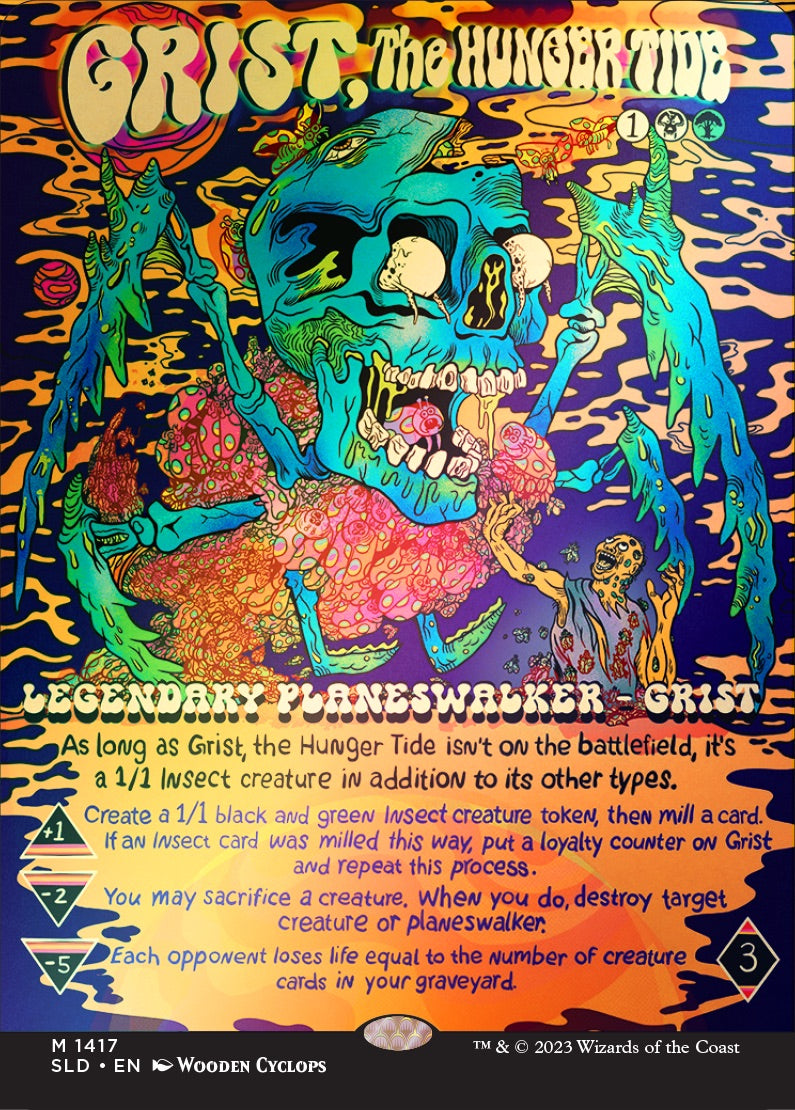 Magic The Gathering TCG - Secret Lair - Buggin' Out Foil Edition Card Game Wizards of the Coast