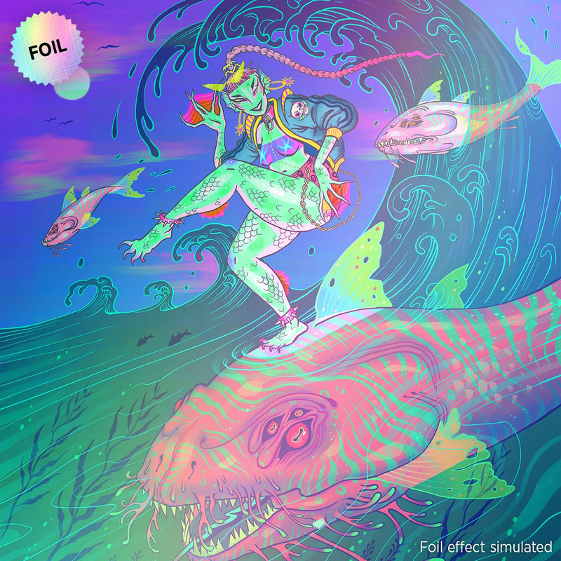 Magic: The Gathering TCG - Secret Lair Spring Superdrop 2023 - Cool Ocean Breeze - Foil Edition Card Game Wizards of the Coast