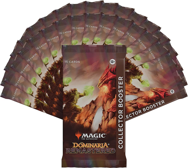 Magic: The Gathering MTG TCG - Dominaria Remastered Collector Booster Box - 12 Packs Card Game Wizards of the Coast