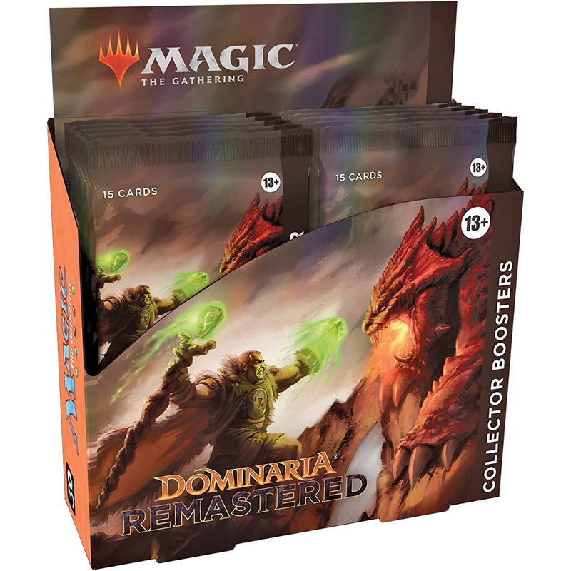 Magic: The Gathering MTG TCG - Dominaria Remastered Collector Booster Box - 12 Packs Card Game Wizards of the Coast