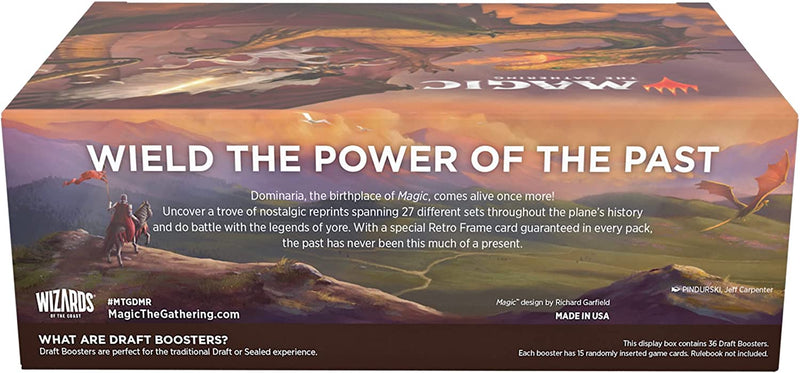 Magic: The Gathering TCG - Dominaria Remastered Draft Booster Box - 36 Packs Card Game Wizards of the Coast