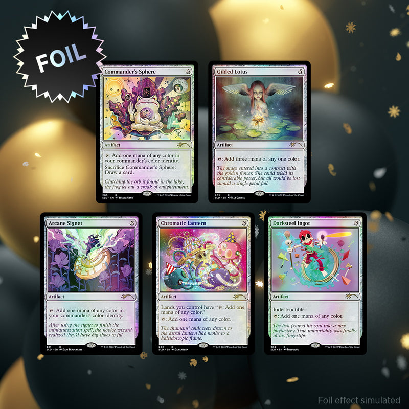 Magic: The Gathering TCG - Secret Lair Drop Series - A Box of Rocks - Foil Edition Card Game Wizards of the Coast