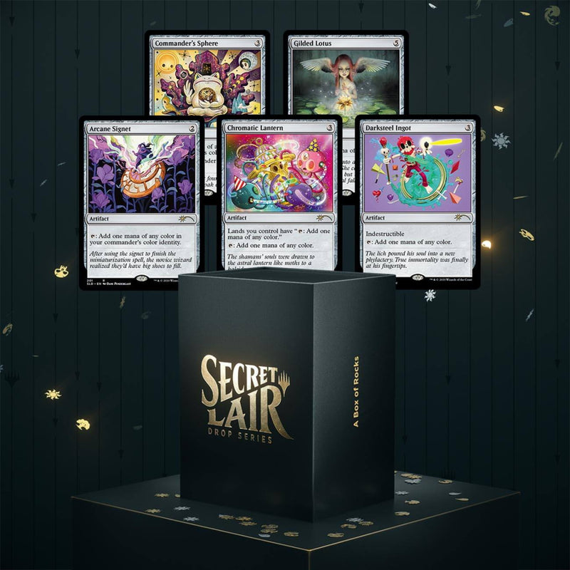 Magic: The Gathering TCG - Secret Lair Drop Series - A Box of Rocks Card Game Wizards of the Coast