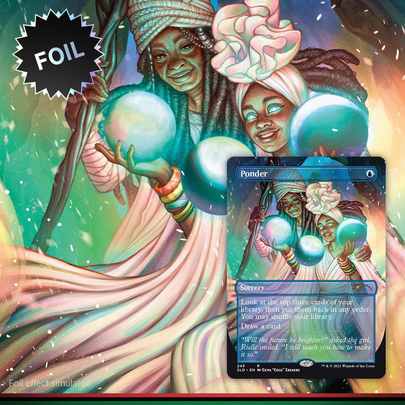 Magic: The Gathering TCG - Secret Lair Drop Series - Black Is Magic - Foil Edition Card Game Wizards of the Coast