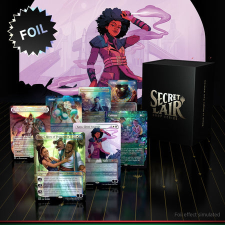 Magic: The Gathering TCG - Secret Lair Drop Series - Black Is Magic - Foil Edition Card Game Wizards of the Coast
