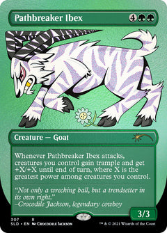 Magic: The Gathering TCG - Secret Lair Drop Series - Crocodile Jackson's Monstrous Menagerie - Foil Etched Edition Card Game Wizards of the Coast