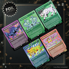 Magic: The Gathering TCG - Secret Lair Drop Series - Crocodile Jackson's Monstrous Menagerie - Foil Etched Edition Card Game Wizards of the Coast